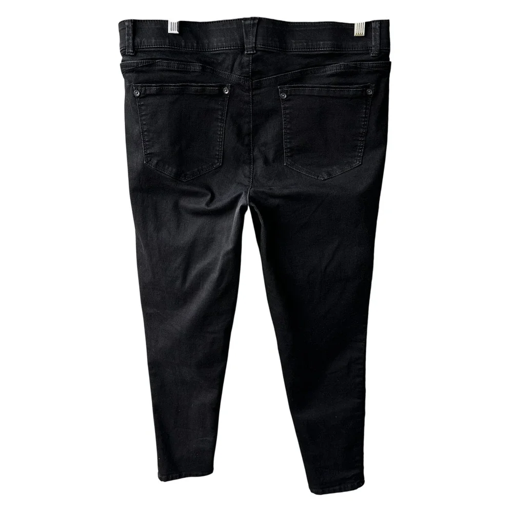 Wit & Wisdom Black Skinny Jeans High Rise Denim Stretch Casual Preppy Size 14 - Picture 2 of 8